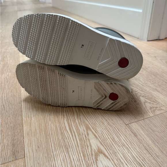 Hunter Women's Original Play Waterproof Boots 7 / E 38 gray / white new - Picture 8 of 11